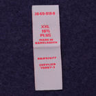 Garment Personalized Sew In Fabric Labels End Fold Center Folding