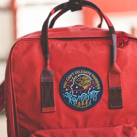 Travel Embroidery Custom Velcro Patches Laser Cutting Hook And Loop