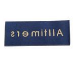 Luxury Fabric High Density Woven Cotton Labels Custom / Woven Labels Low Minimum