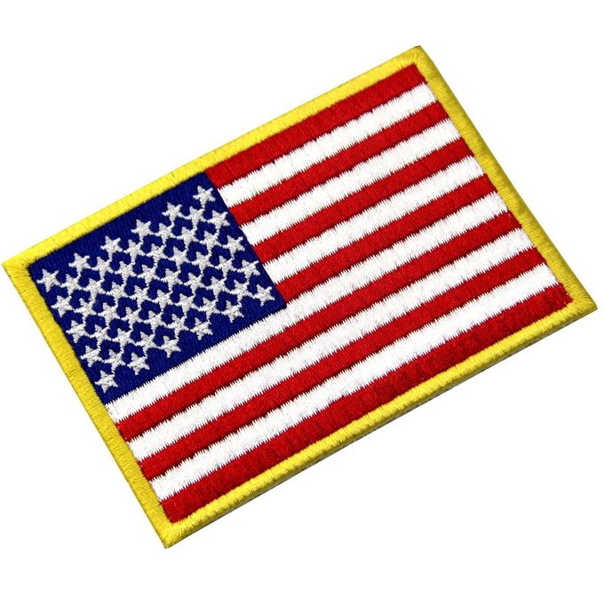 미국 미국 깃발 주문 벨크로 헝겊 조각/빨 수 있는 전술상 기장